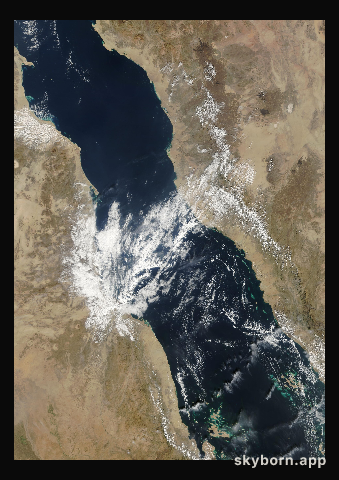 The Earth on 4 December 2002 · Red Sea
