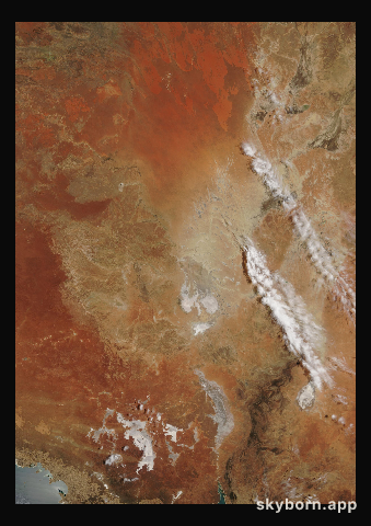 The Earth on 13 December 2002 · Lake Eyre, Australia