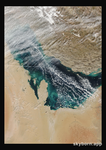 The Earth on 24 December 2002 · Persian Gulf