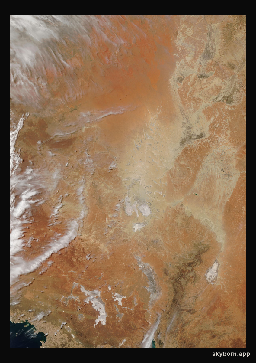 The Earth on 26 December 2002 · Lake Eyre, Australia