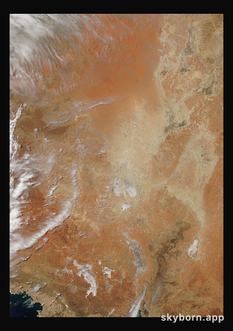 The Earth on 26 December 2002 · Lake Eyre, Australia