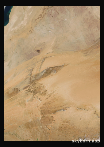 The Earth on 27 December 2002 · Eye of the Sahara, Mauritania