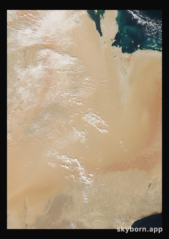 The Earth on 28 December 2002 · Empty Quarter, Arabia