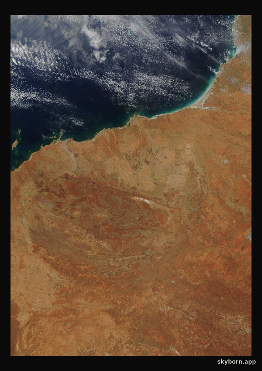 The Earth on 30 December 2002 · Pilbara, Western Australia