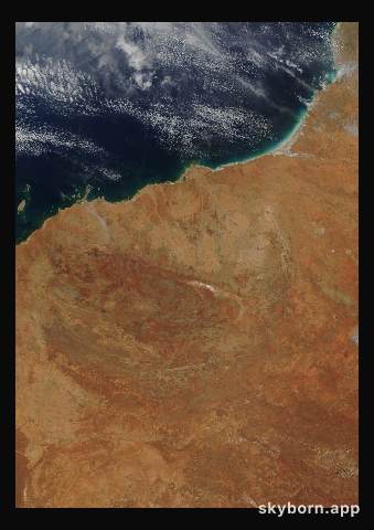 The Earth on 30 December 2002 · Pilbara, Western Australia