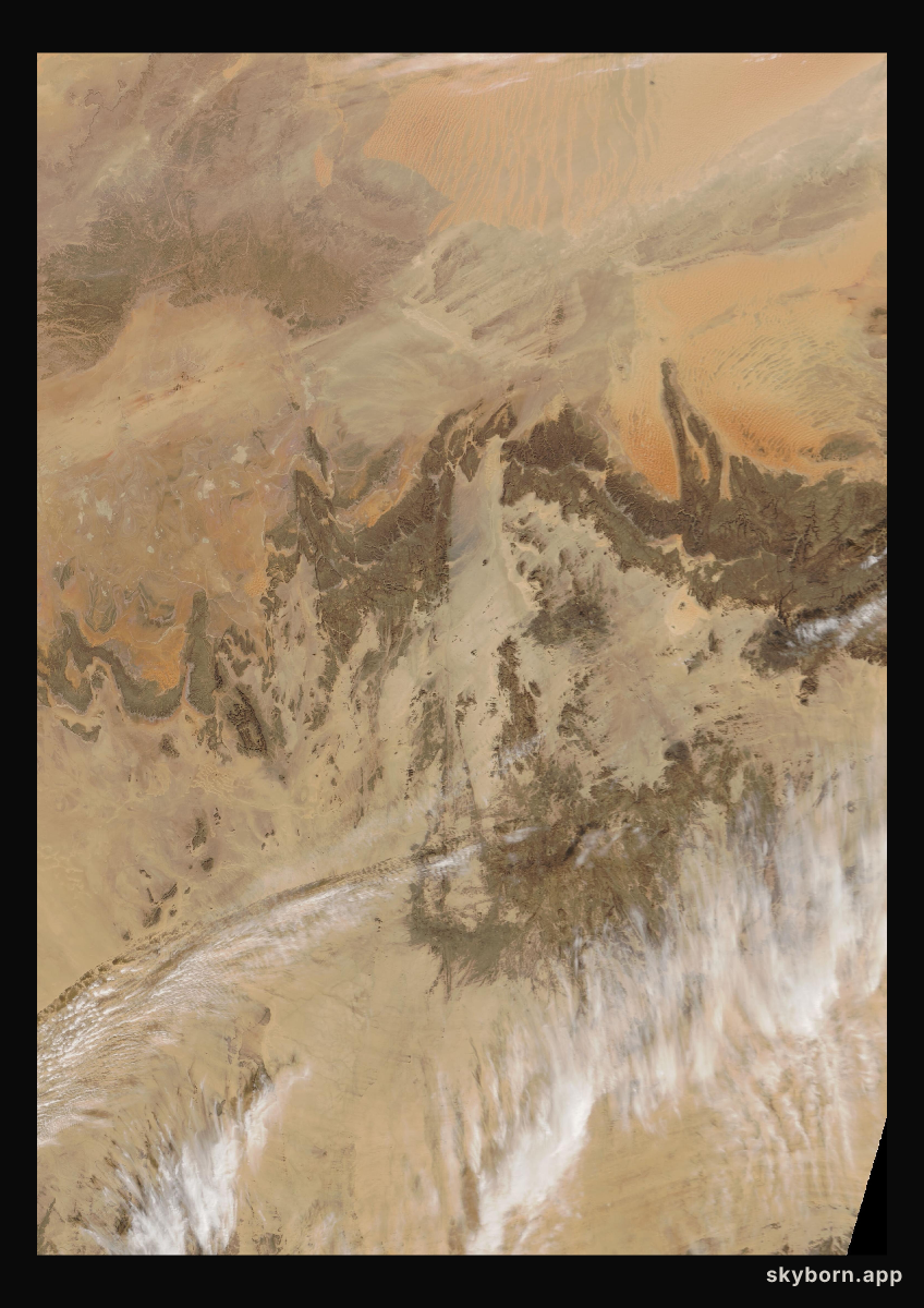 The Earth on 7 January 2003 · Sahara, Algeria