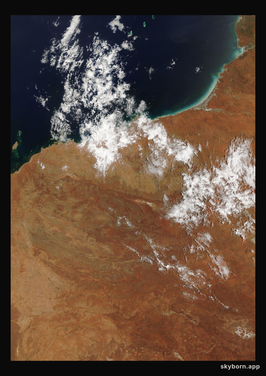 The Earth on 13 January 2003 · Pilbara, Western Australia