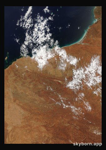 The Earth on 13 January 2003 · Pilbara, Western Australia