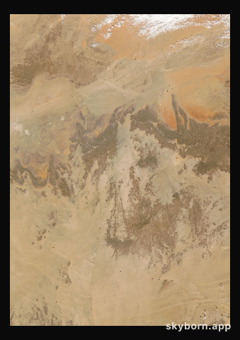The Earth on 24 January 2003 · Sahara, Algeria