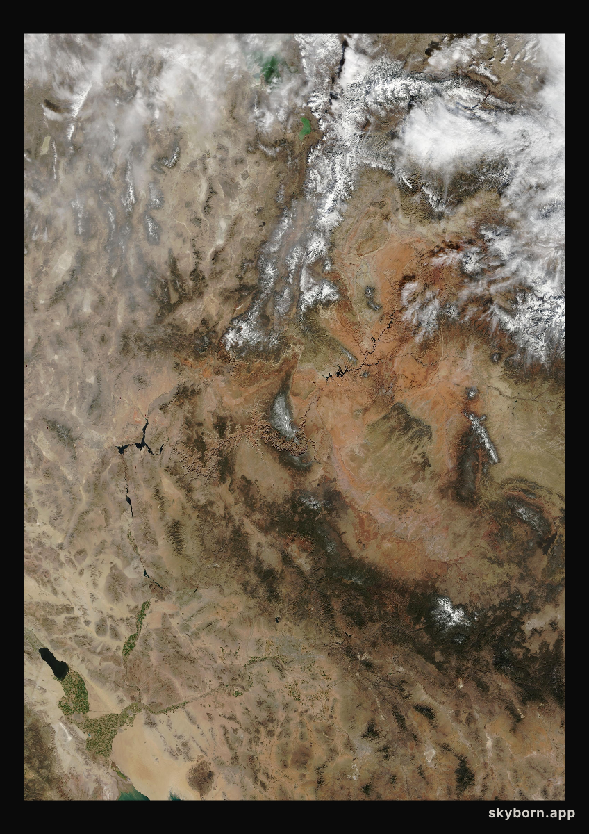 The Earth on 31 January 2003 · Colorado Plateau