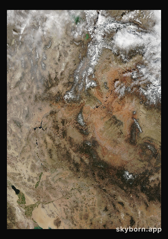 The Earth on 31 January 2003 · Colorado Plateau