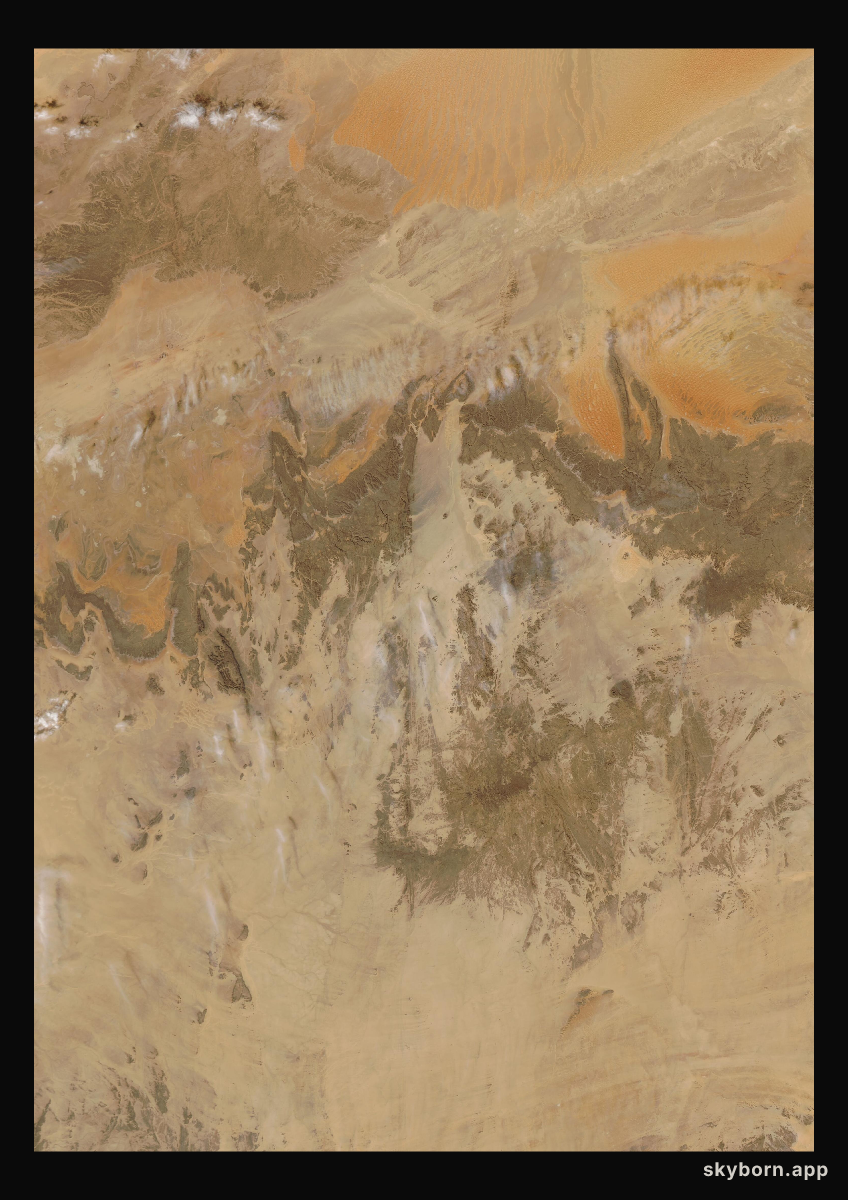 The Earth on 4 February 2003 · Sahara, Algeria