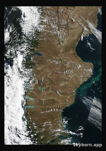 The Earth on 11 February 2003 · Patagonia