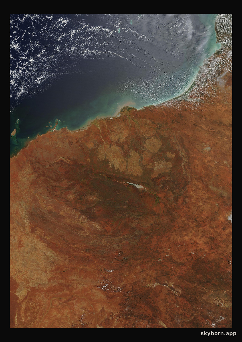 The Earth on 19 February 2003 · Pilbara, Western Australia