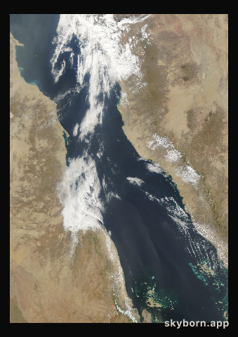 The Earth on 3 March 2003 · Red Sea