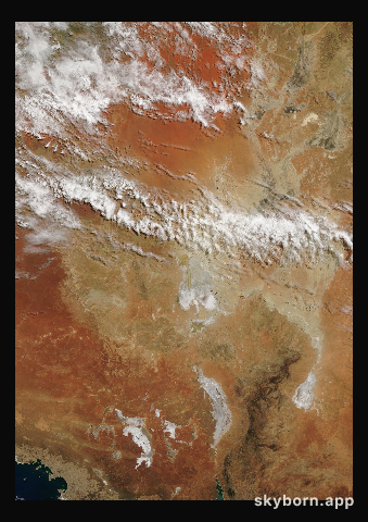 The Earth on 5 March 2003 · Lake Eyre, Australia