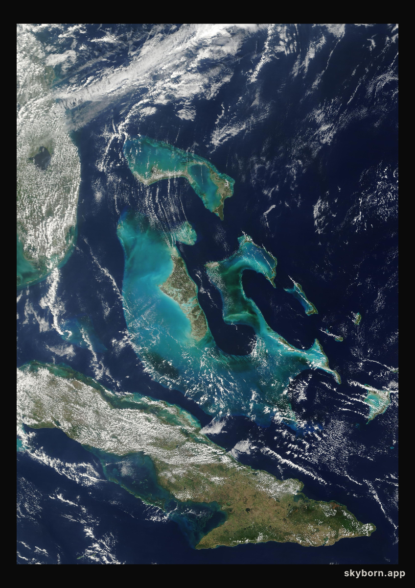 The Earth on 7 March 2003 · Bahamas