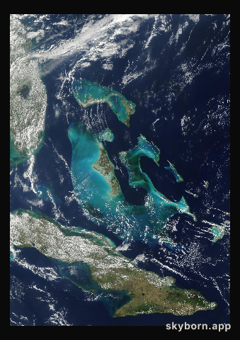 The Earth on 7 March 2003 · Bahamas