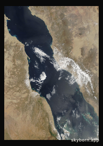 The Earth on 15 March 2003 · Red Sea