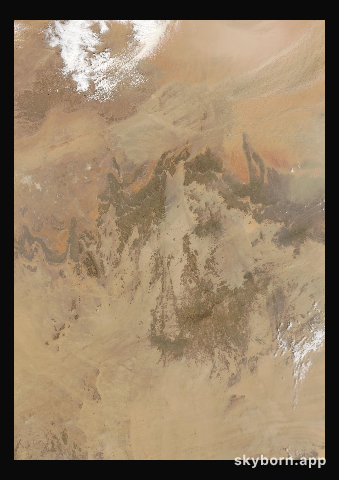 The Earth on 23 March 2003 · Sahara, Algeria
