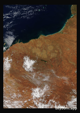 The Earth on 27 March 2003 · Pilbara, Western Australia
