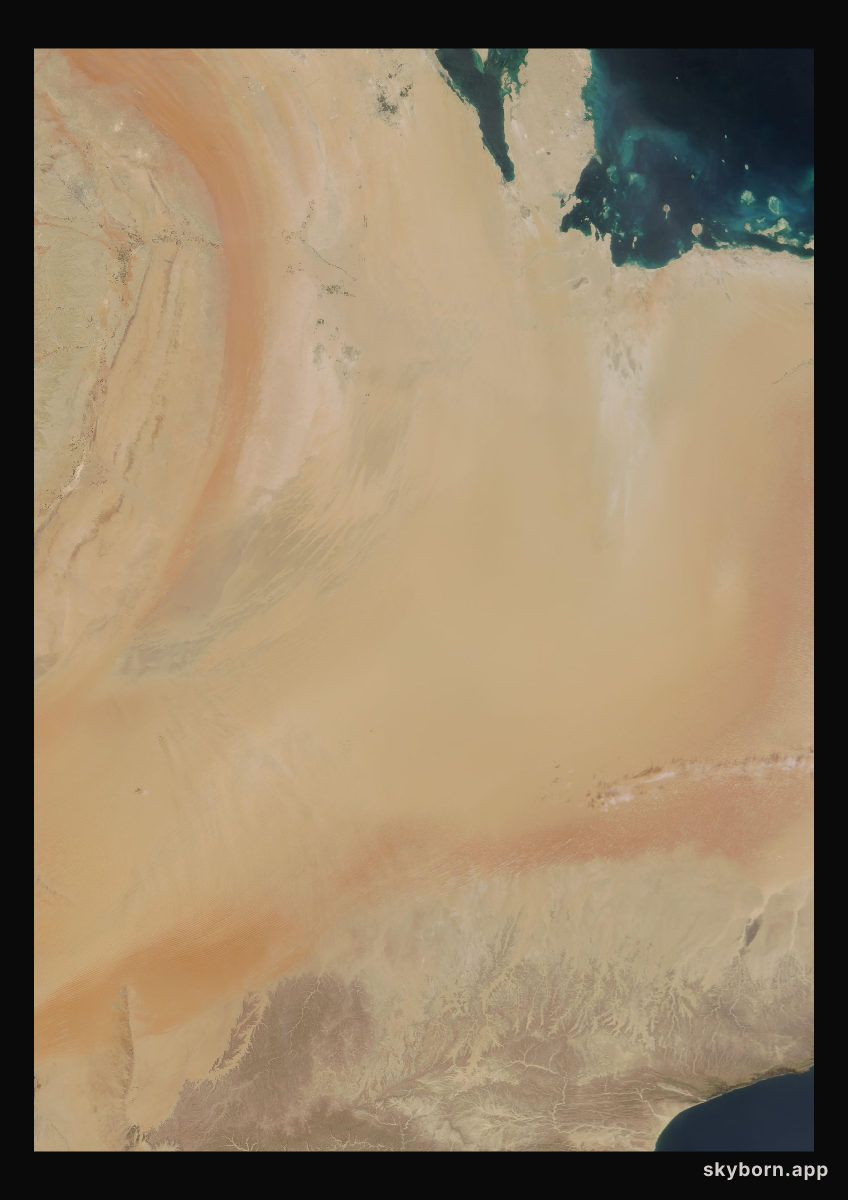 The Earth on 4 April 2003 · Empty Quarter, Arabia