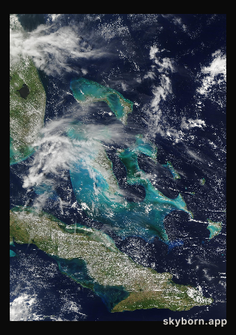 The Earth on 8 April 2003 · Bahamas