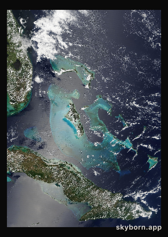 The Earth on 18 April 2003 · Bahamas