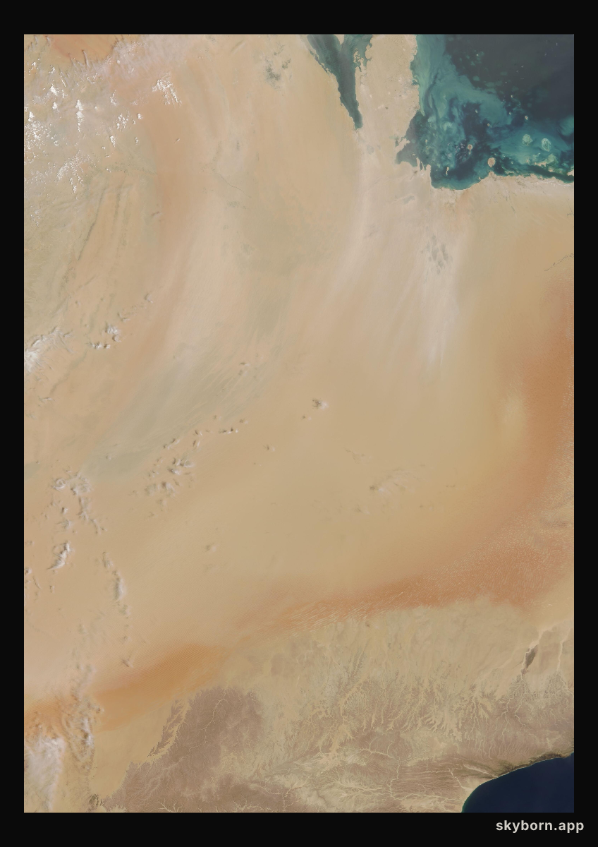 The Earth on 29 April 2003 · Empty Quarter, Arabia
