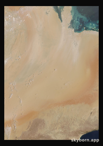 The Earth on 29 April 2003 · Empty Quarter, Arabia