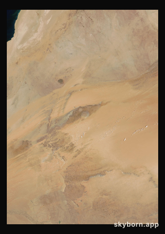 The Earth on 2 May 2003 · Eye of the Sahara, Mauritania