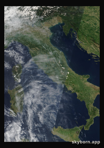 The Earth on 6 May 2003 · Italy and the Adriatic