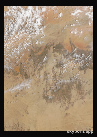 The Earth on 8 May 2003 · Sahara, Algeria