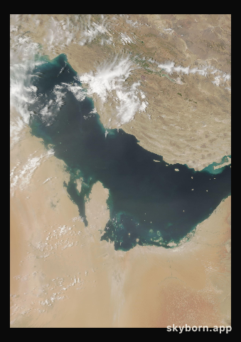 The Earth on 14 May 2003 · Persian Gulf