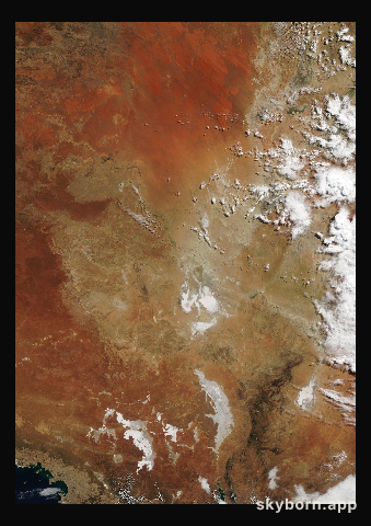 The Earth on 15 May 2003 · Lake Eyre, Australia