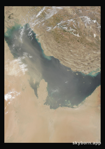 The Earth on 17 May 2003 · Persian Gulf