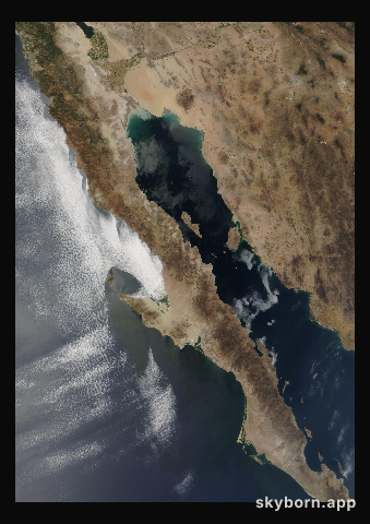 The Earth on 19 May 2003 · Baja California