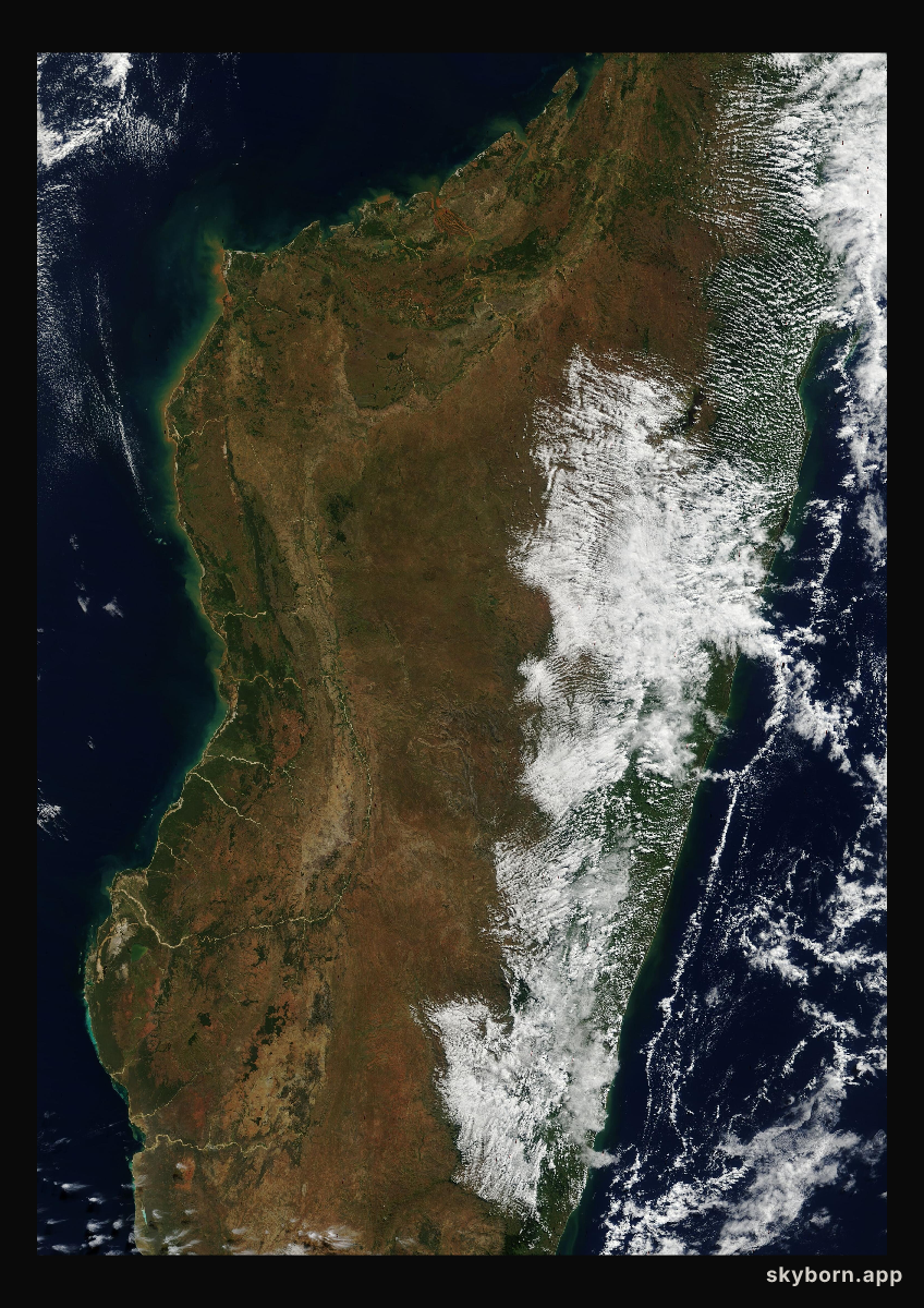 The Earth on 21 May 2003 · Madagascar