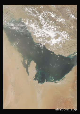 The Earth on 28 May 2003 · Persian Gulf