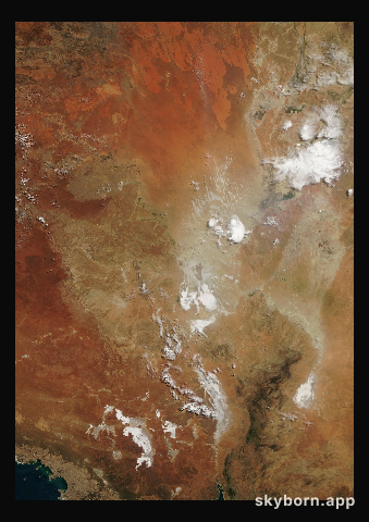 The Earth on 29 May 2003 · Lake Eyre, Australia
