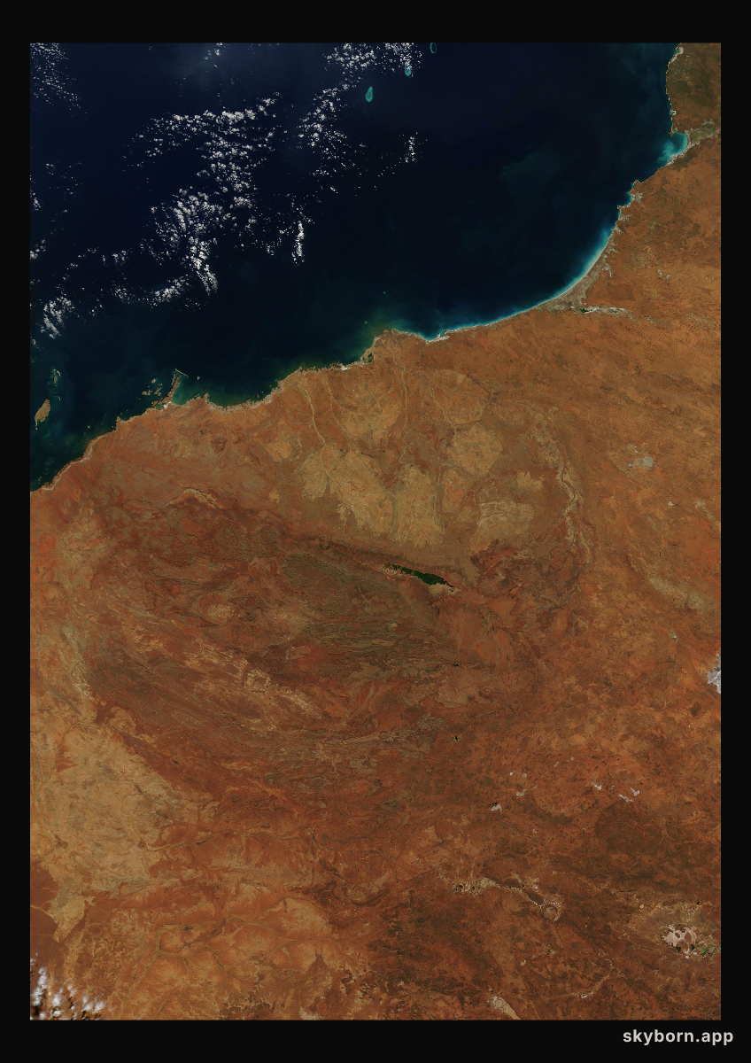 The Earth on 30 May 2003 · Pilbara, Western Australia