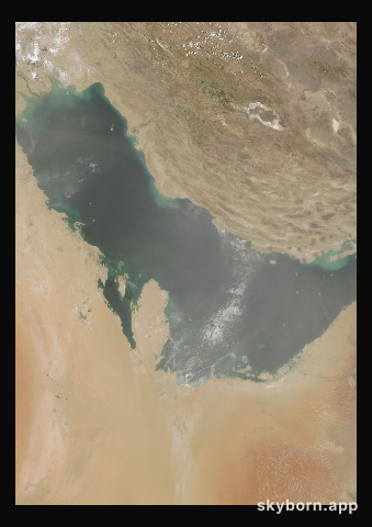 The Earth on 2 June 2003 · Persian Gulf