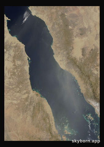 The Earth on 3 June 2003 · Red Sea