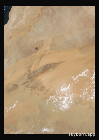 The Earth on 5 June 2003 · Eye of the Sahara, Mauritania