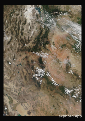 The Earth on 7 June 2003 · Colorado Plateau