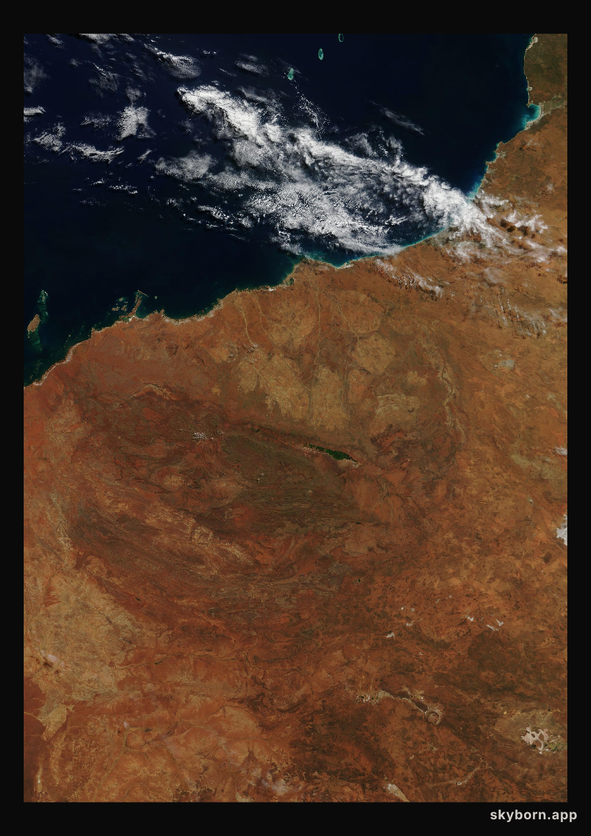 The Earth on 11 June 2003 · Pilbara, Western Australia