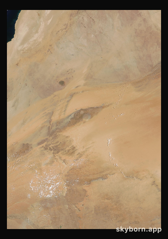 The Earth on 19 June 2003 · Eye of the Sahara, Mauritania