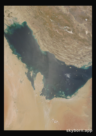 The Earth on 25 June 2003 · Persian Gulf