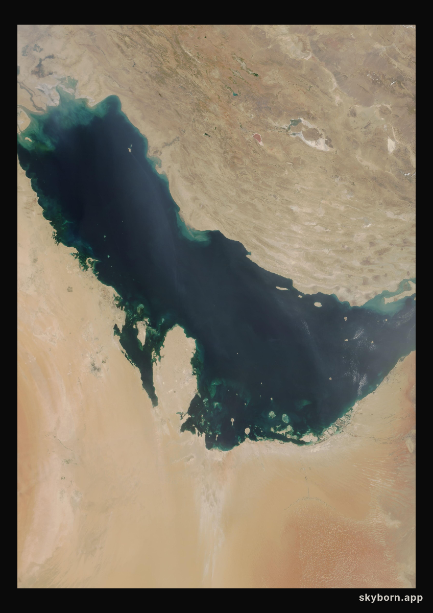 The Earth on 29 June 2003 · Persian Gulf
