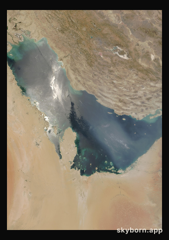 The Earth on 2 July 2003 · Persian Gulf